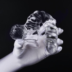 ClearlyHorny Gode transparent Dildick  M 15 x 4cm